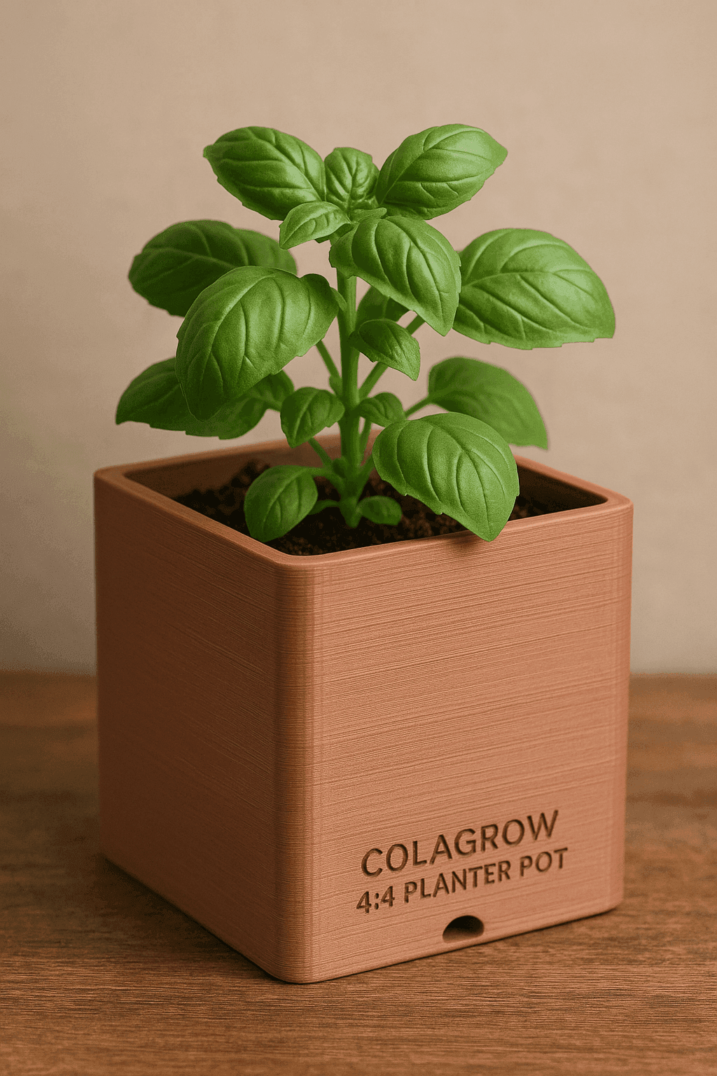 ColaGrow 4x4 Planter Pot (PETG Edition)